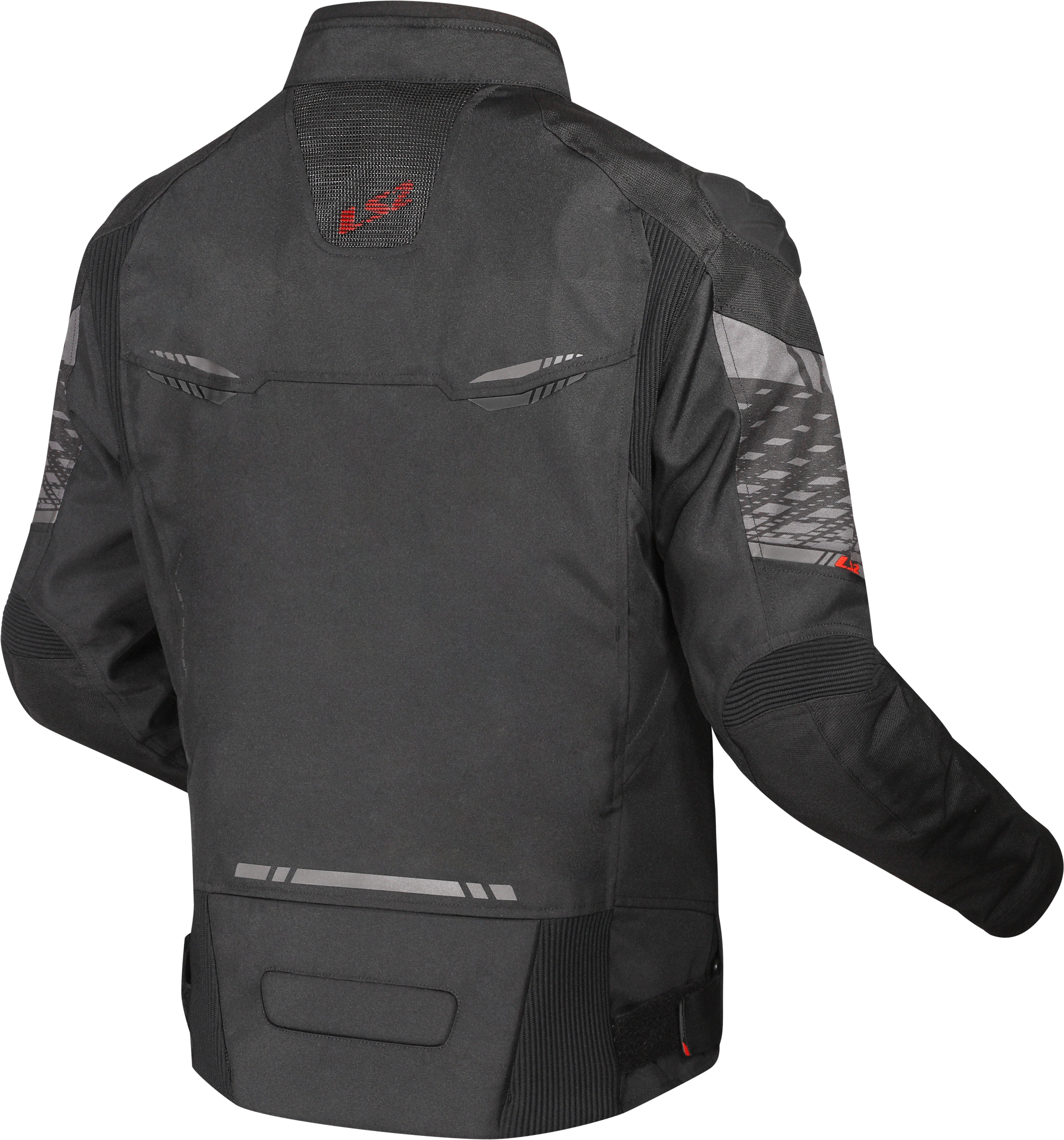 LS2 APEX LADY JACKET BLACK DARK GREY1